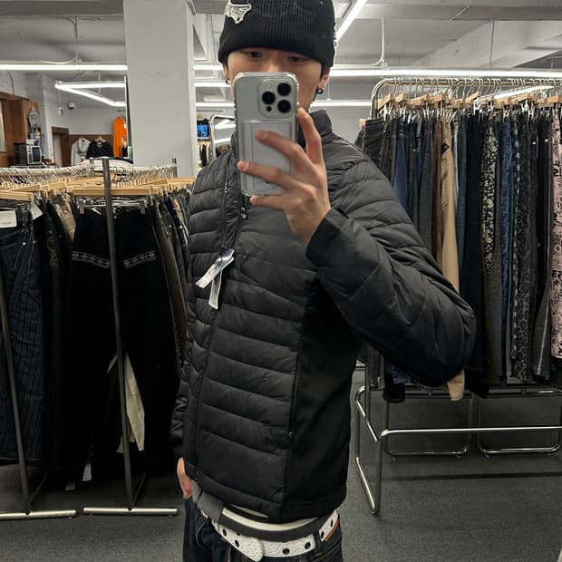 XL) 몽벨 경량패딩 블랙