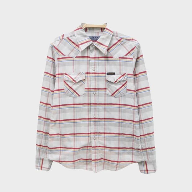 히스테릭 글래머 체크 셔츠 62785