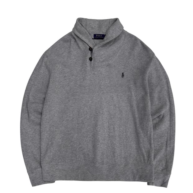 폴로 숄카라 니트 웜그레이 (XL~2XL)