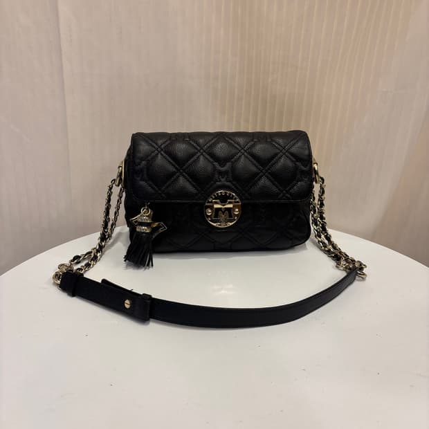 정품 메트로시티 퀄팅 체인 숄더백    