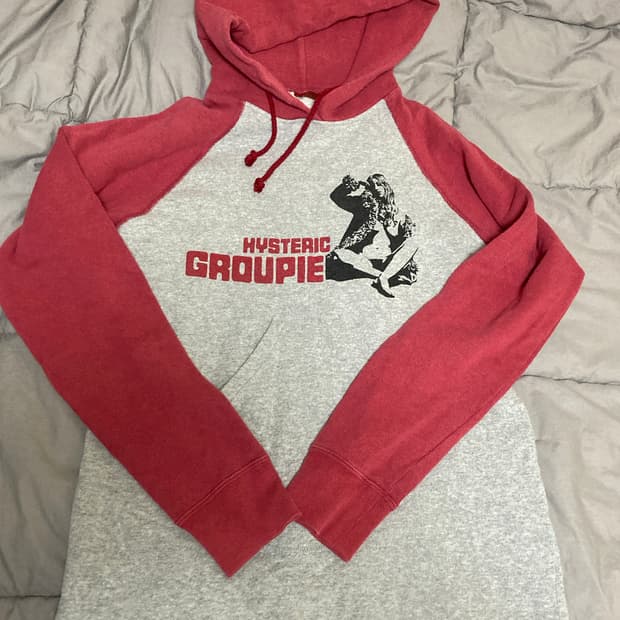 히스테릭글래머 후드 래글런 티 히스걸