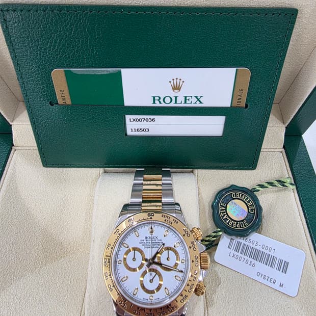 롤렉스 데이토나 콤비 시계 정품