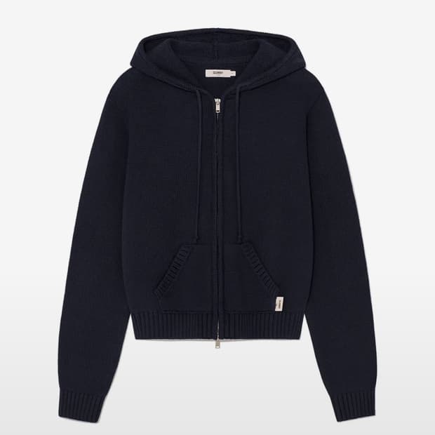 (구함) G CLASSIC KNIT ZIP UP (NAVY)  니트집업