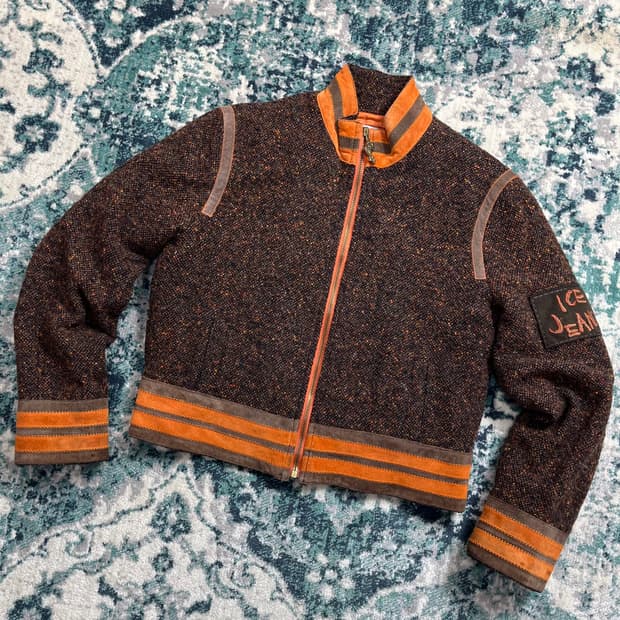 Iceberg embroidered italy 아이스버그 레트로 자켓xs