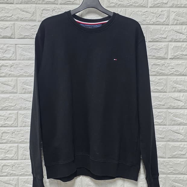 택포_ 타미힐피거 블랙 맨투맨 XL