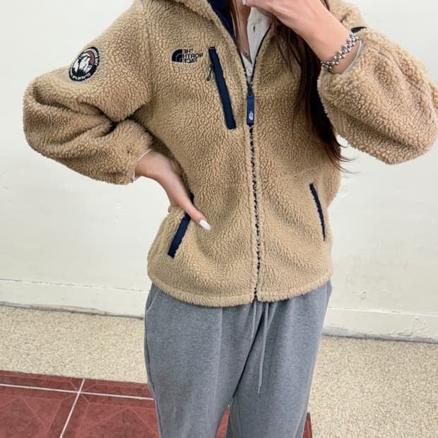 노스페이스 뽀글이 후리스 자켓