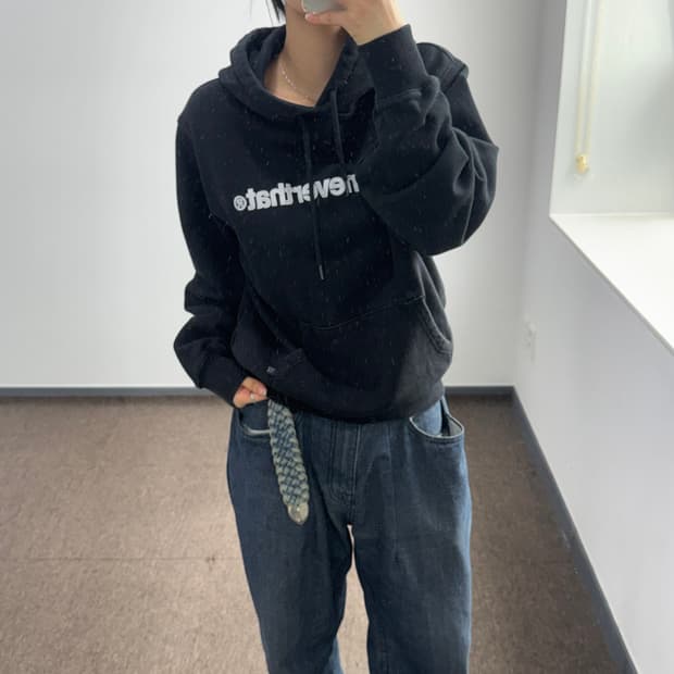 Thisisneverthat 디스이즈네버댓 블랙 후드티