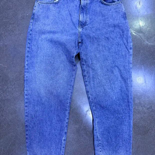 자라 스톤워싱 레트로 클래식핏 데님팬츠 XL
