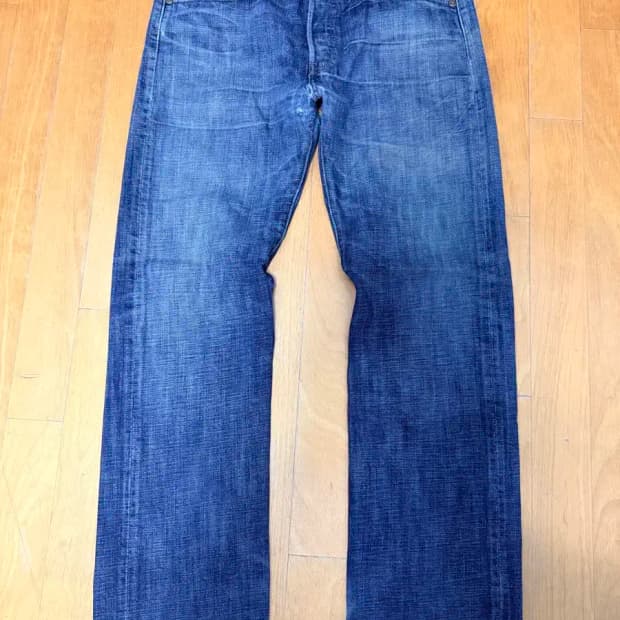 리바이스 501 멕시코 메이드 레귤러핏 워싱 데님팬츠 32