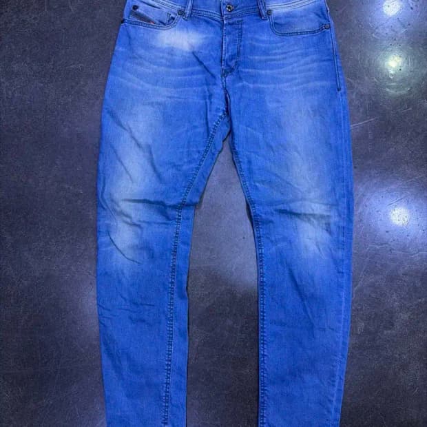 디젤 슬린커 슬림 스키니핏 빈티지 워싱 데님팬츠 31