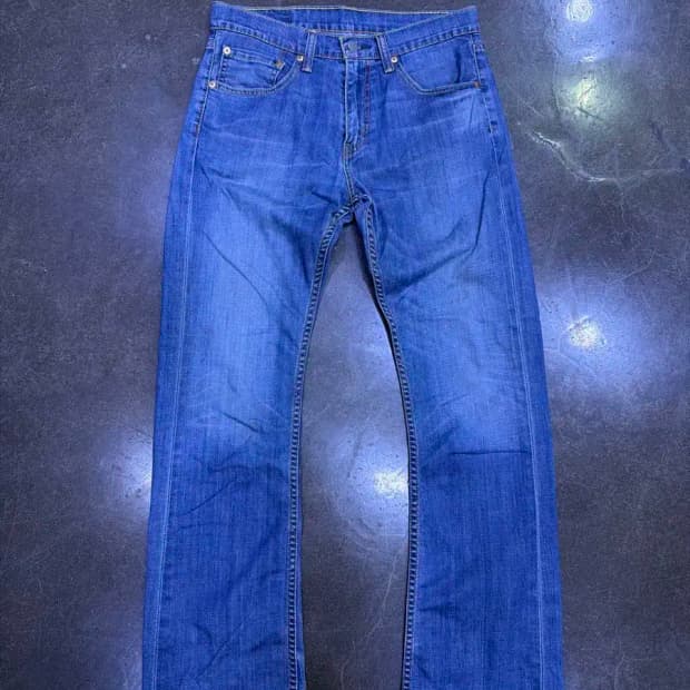 리바이스 527 부츠컷 플레어 워싱 데님팬츠 31