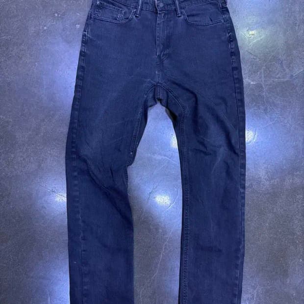 리바이스 541 에슐레틱 테이퍼드핏 블랙 워싱 데님팬츠 33