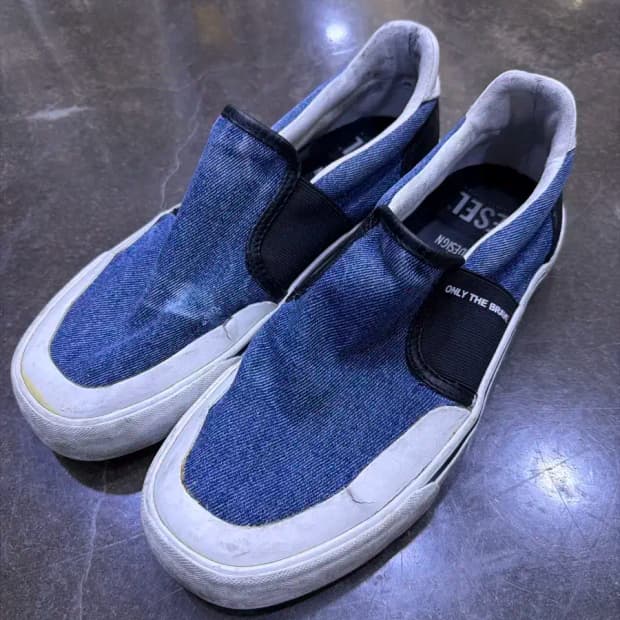 디젤 데님 슬립온 스니커즈 255