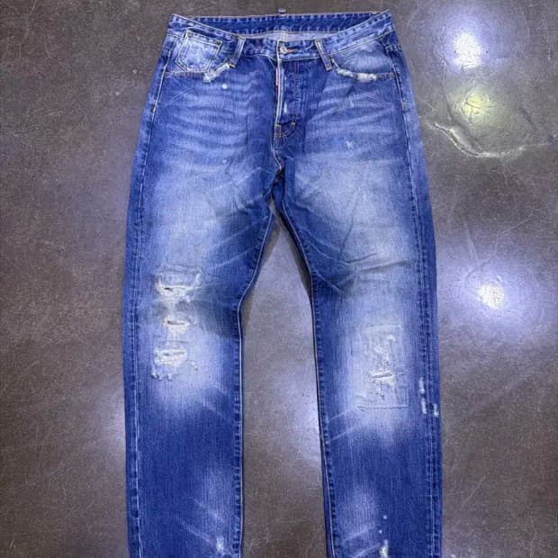 디스퀘어드2 루키 포켓 슬림 스트레이트핏 데님팬츠 52