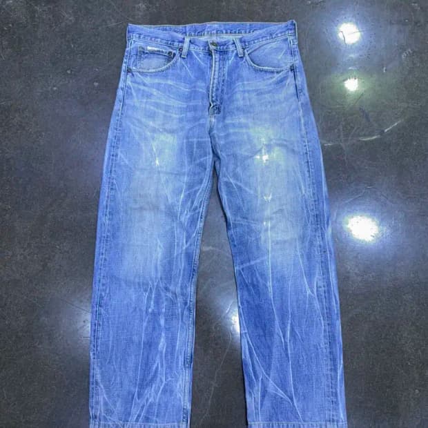 리바이스 503 빈티지 워싱 레귤러 스트레이트핏 데님팬츠 33