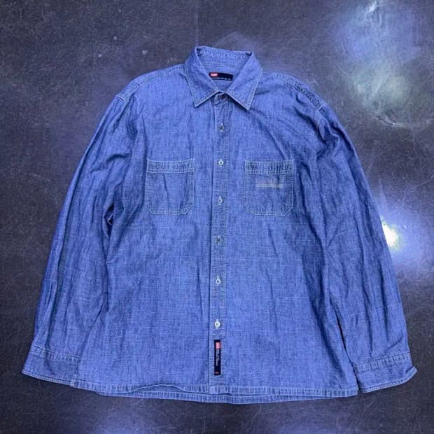 Lee 샴브레이 셔츠 042 데님남방 청셔츠 100
