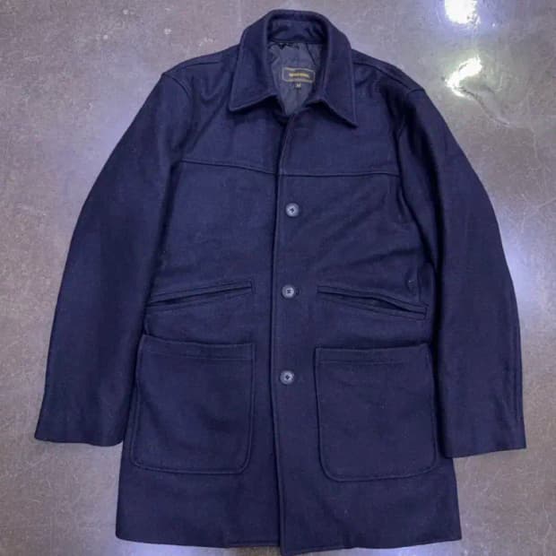 유니폼브릿지 울 포켓 하프코트 M