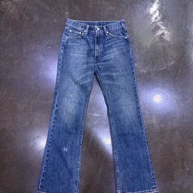 리바이스 517 00's 빈티지 워싱 부츠컷 플레어 데님팬츠 30