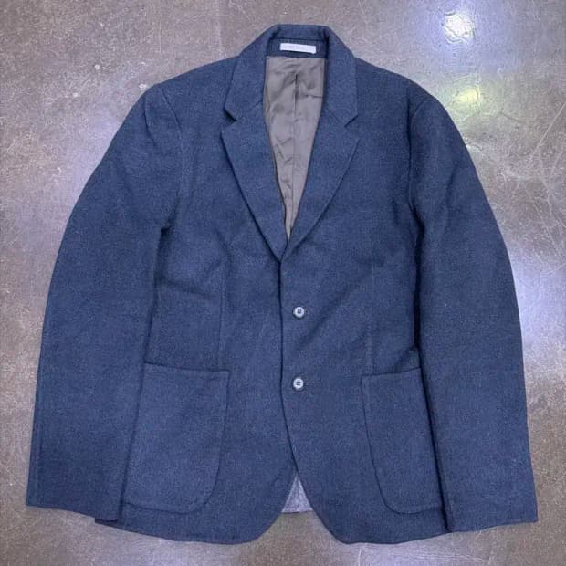 타임옴므 울 캐시미어 블렌디드 싱글버튼 블레이저 자켓 105