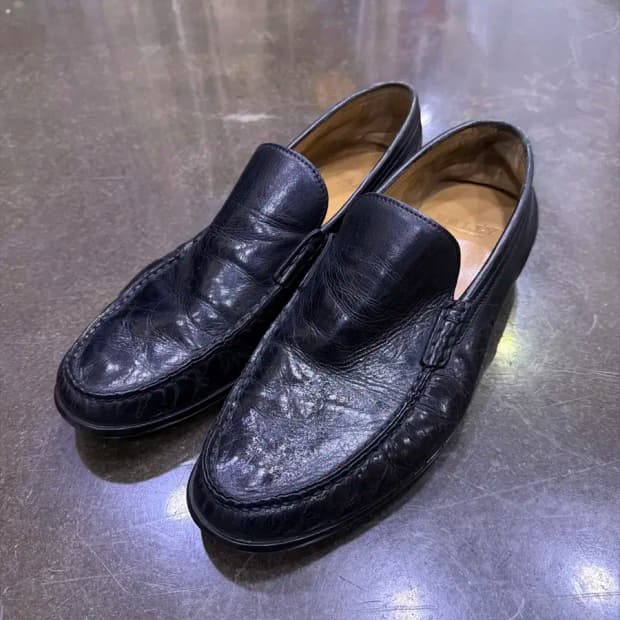 발리 클래식 콜마르 심플 로퍼 블랙 8.5