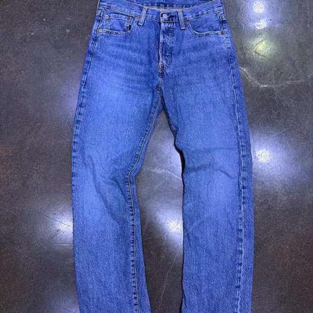 리바이스 501 빈티지 스톤 워싱 레귤러핏 데님팬츠 30