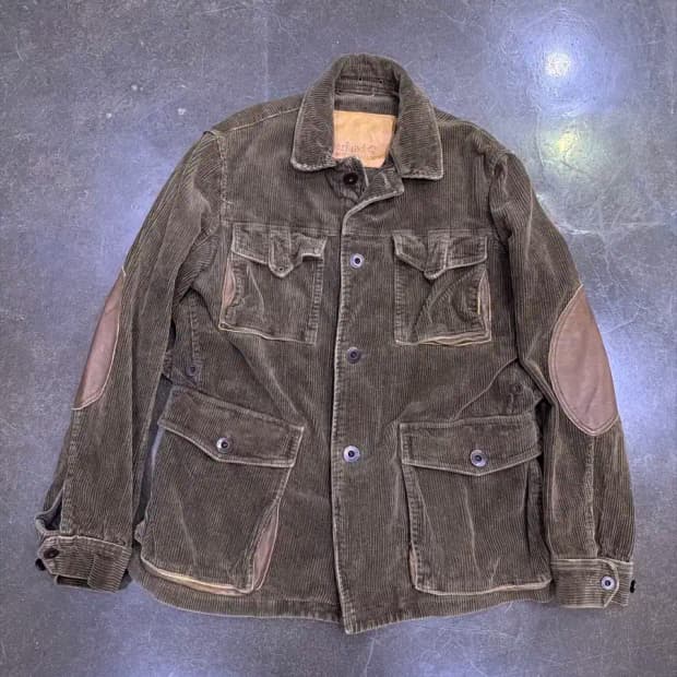 팀버랜드 리미티드 컬렉션 코듀로이 헌팅자켓 브라운 M