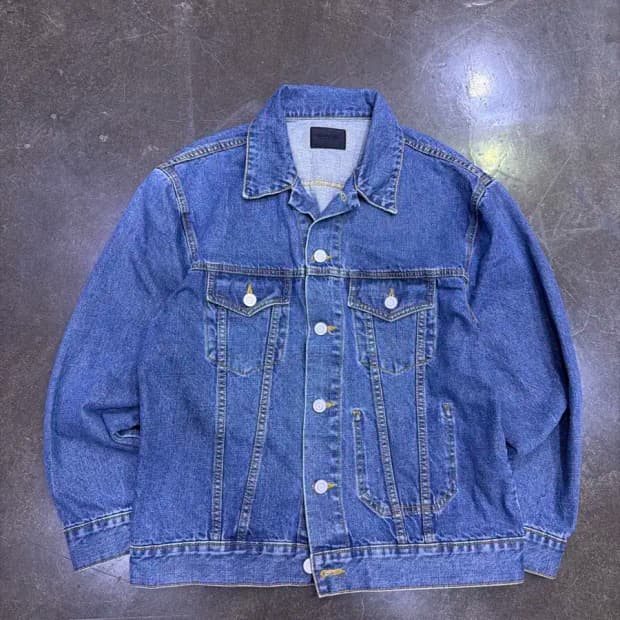 브랜디드 트러커 청자켓 데님자켓 M