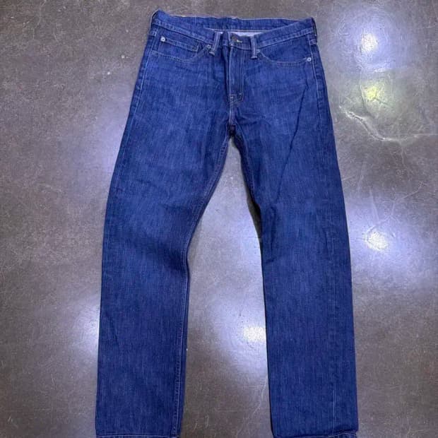리바이스 511 슬림 스트레이트 딥인디고 데님팬츠 34