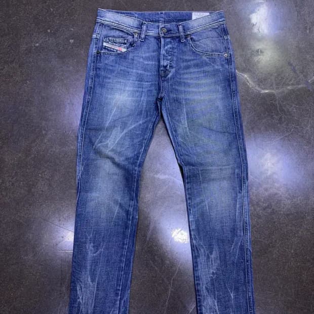 디젤 Staffy 스태피 레귤러 테이퍼드핏 빈티지 데님팬츠 28