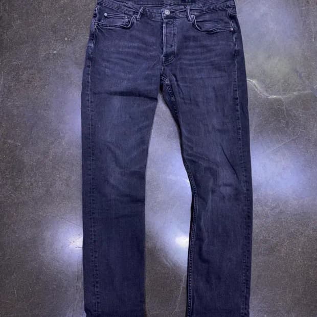 올세인츠 렉스 슬림 스트레이트핏 스트레치 데님팬츠 34