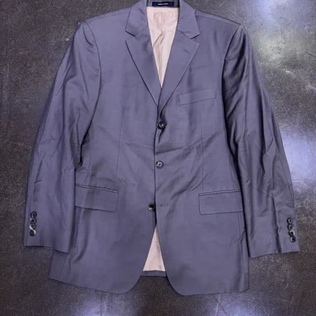 휴고보스 싱글 3버튼 블레이저 그레이 자켓 100