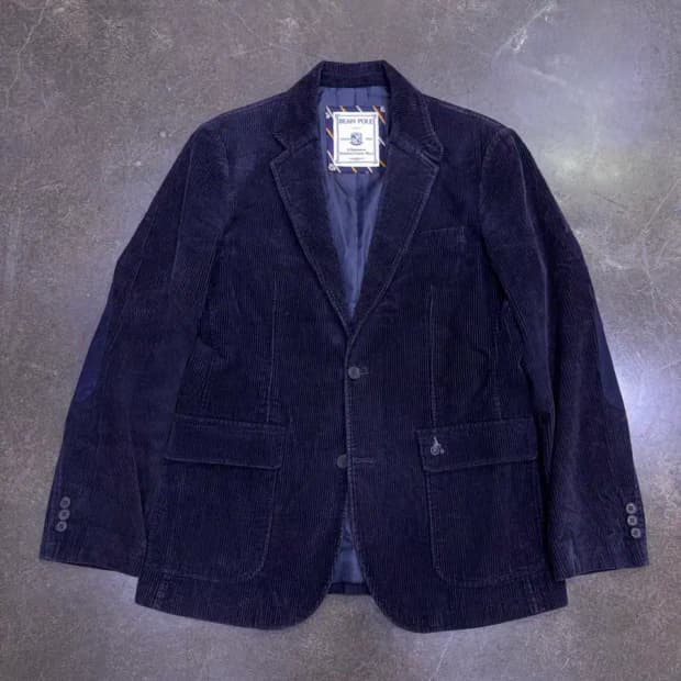 빈폴 클래식 코듀로이 스포츠자켓 블레이저 자켓 네이비 100
