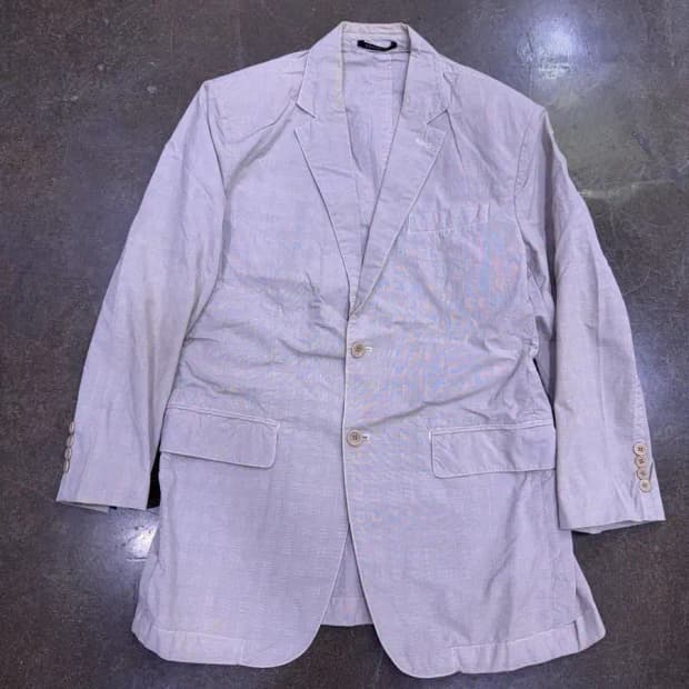 CP 컴퍼니 글렌체크 패턴 투버튼 블레이저 자켓 103