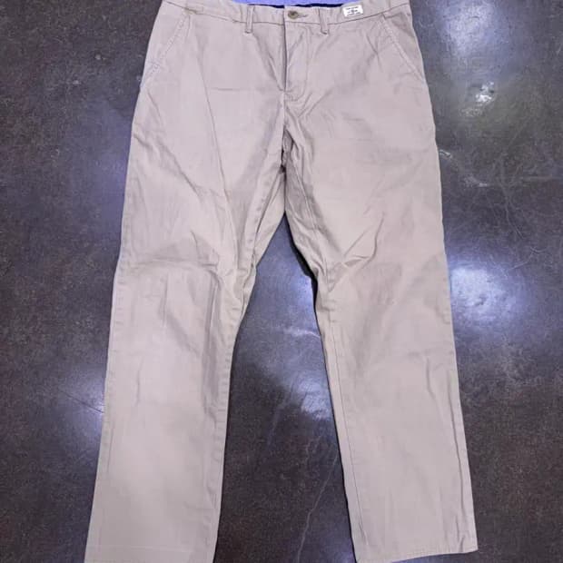 타미힐피거 레귤러핏 오가닉 코튼 머서 치노팬츠 베이지 34