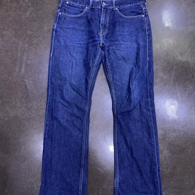리바이스 523 스트레이트핏 중청 데님팬츠 청바지 36