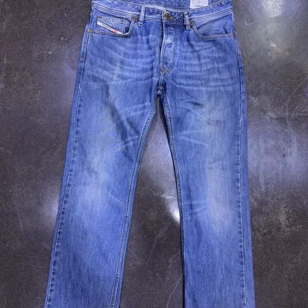 디젤 라키 레귤러 스트레이트핏 빈티지 워싱 데님팬츠 31