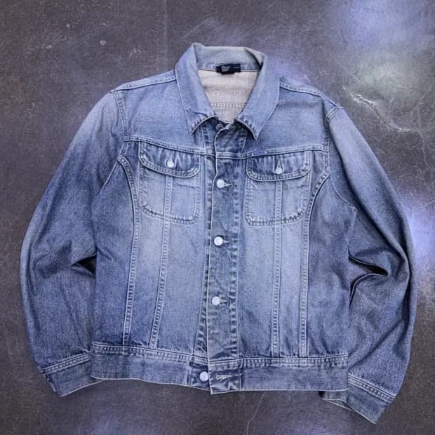 디젤 빈티지 워싱 데님자켓 청자켓 S