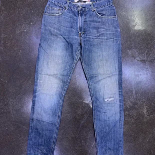 리바이스 00's 569 루즈 스트레이트핏 빈티지 데미지 데님팬츠 29