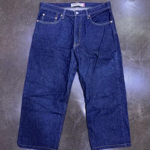 리바이스 550 00's 릴렉스핏 딥인디고 데님팬츠 34