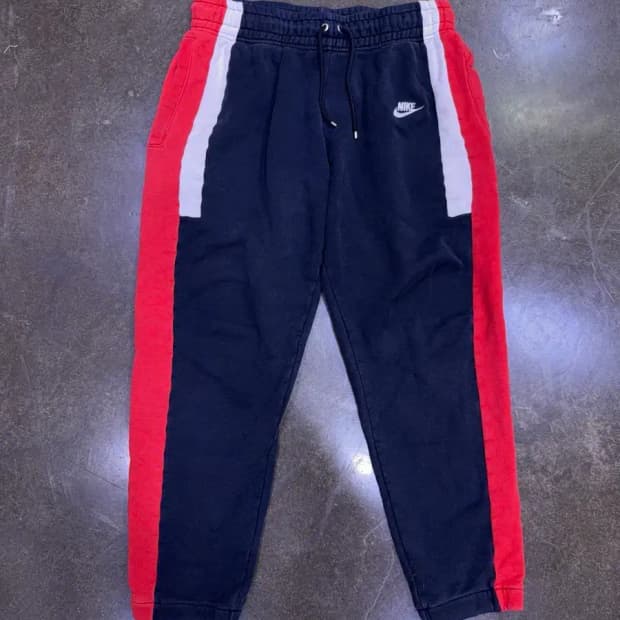 나이키 트랙팬츠 네이비 레드 화이트 조거팬츠 XL