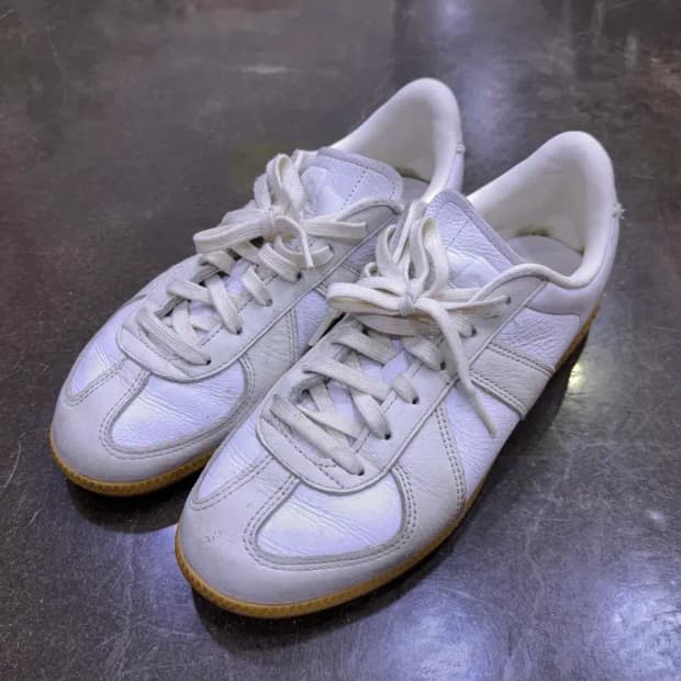 아디다스 BW 아미 독일군 스니커즈 화이트 검 265