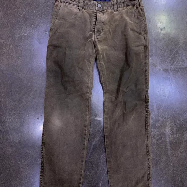 시리즈 빈티지 워싱 피그먼트 스트레이트 팬츠 86 사이즈 34