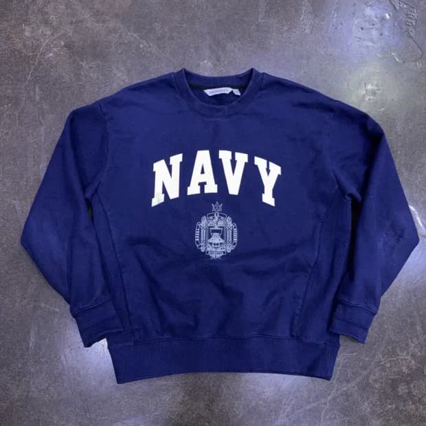 유니폼브릿지 US NAVY 맨투맨 스웻셔츠 네이비 M