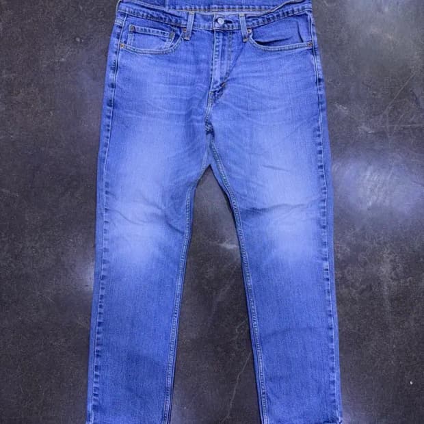 리바이스 511 연청 라이트 워싱 슬림 스트레이트핏 데님팬츠 34