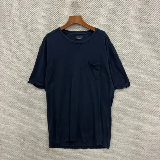 만원샵 자라 ZARA 포켓 캐주얼 반팔티 95 M03183