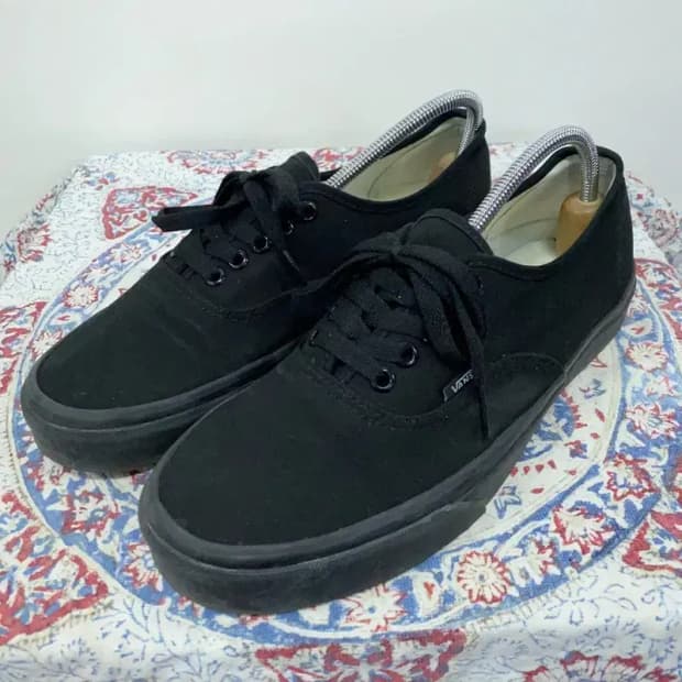 반스 어센틱 트리플블랙 스니커즈 신발 265 E00064