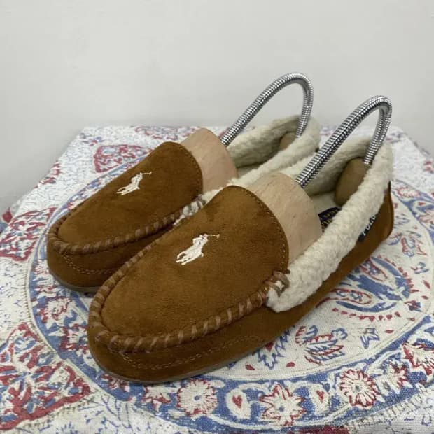 폴로 랄프로렌 털 모카신 슬립온 230 E00124