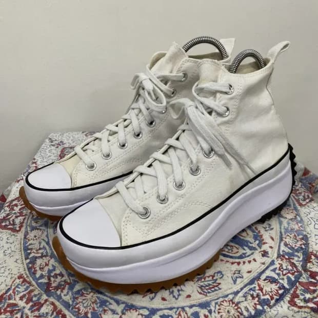 컨버스 런스타 하이크 하이 화이트 스니커즈 270 E00146