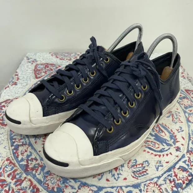 컨버스 잭퍼셀 버니시드 레더 스니커즈 260 E00183