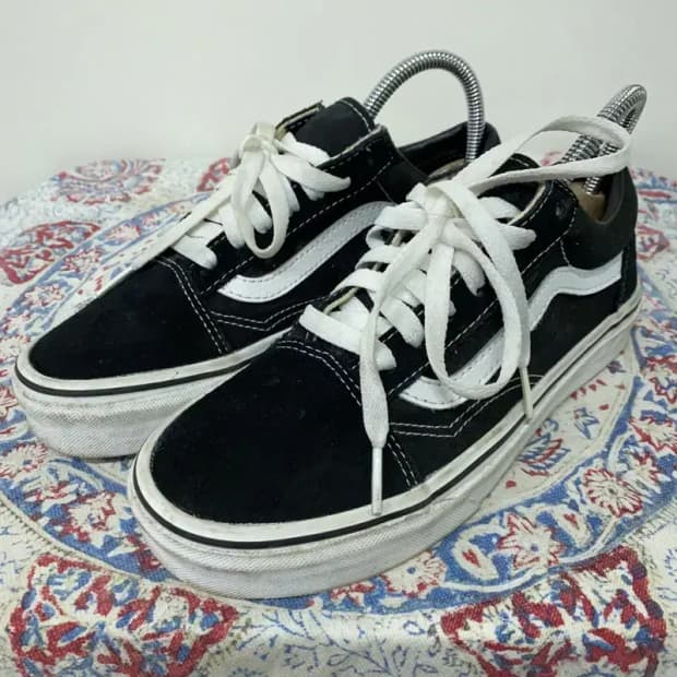 반스 올드스쿨 블랙 스니커즈 신발 225 E00214